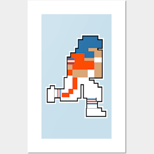 Tecmo Bowl Denver 8-bit DEN Posters and Art